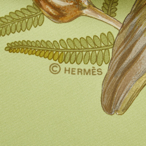 Hermes Carre 90 H de LINARES Linares Scarf Muffler Yellow Multicolor Silk - Picture 4 of 6